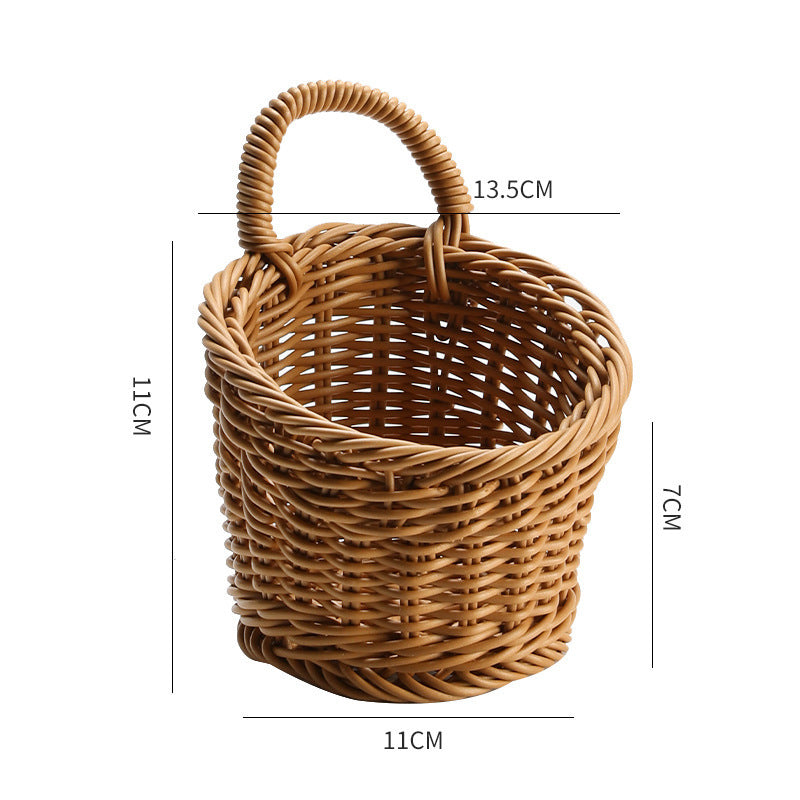 Bathroom Storage Basket for Toilet – Organizer for TP, Wipes & Toiletries