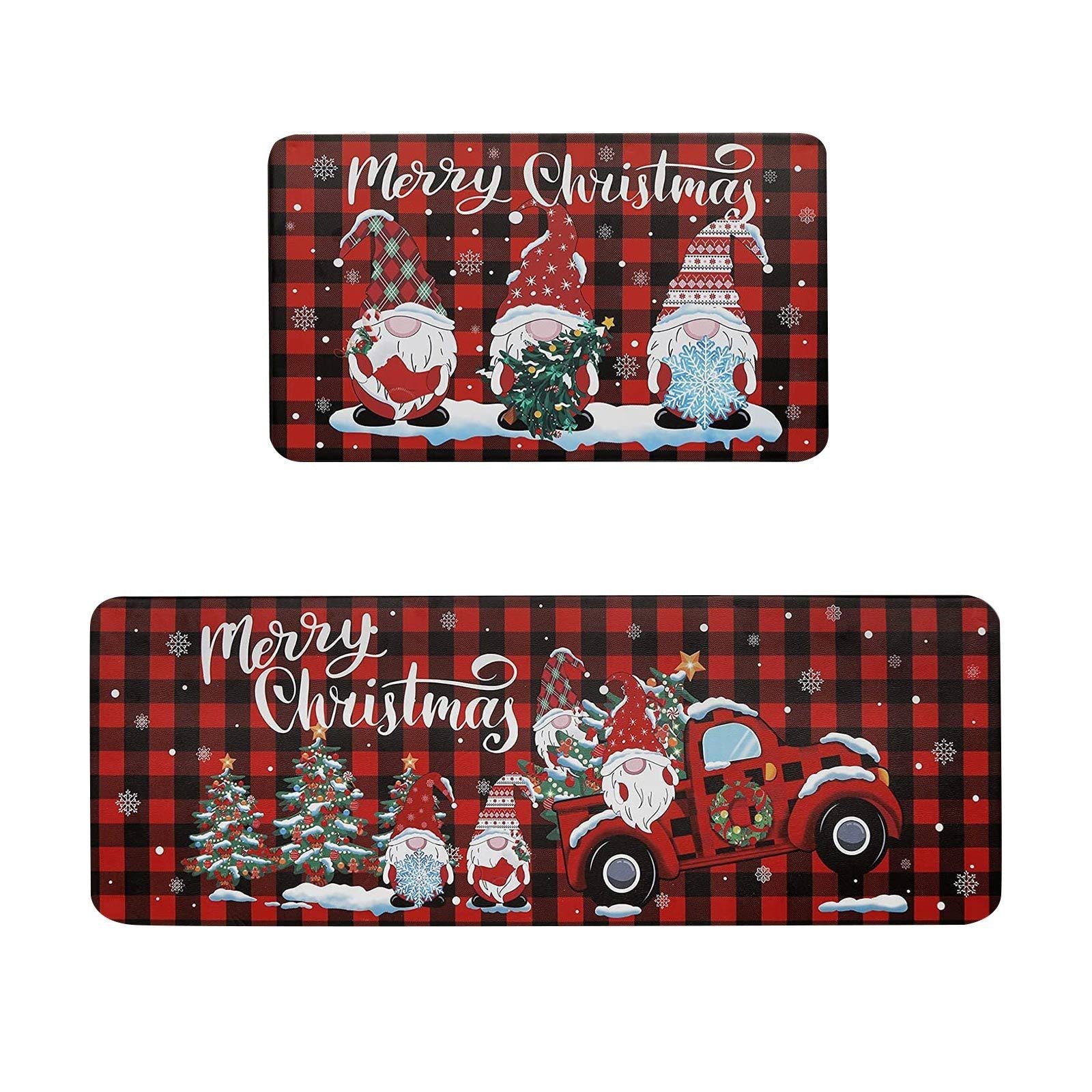Christmas Winter Antislip Stain-resistant Entrance Absorbent Floor Mat