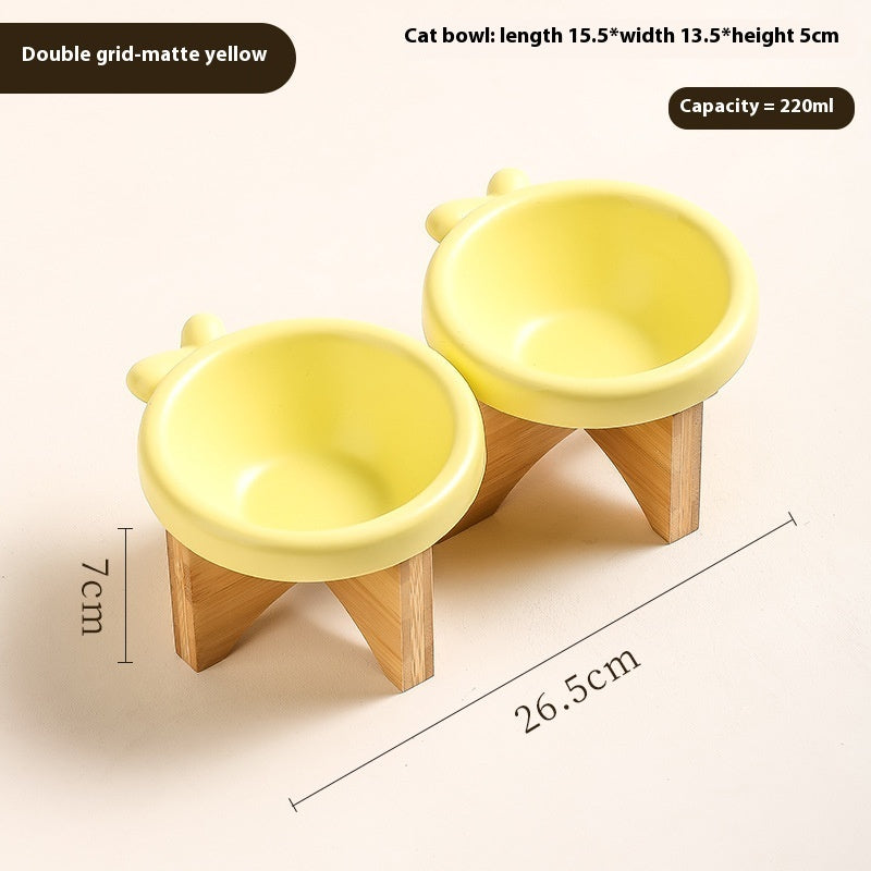 Cat Bowl Cat Ceramic Dog Drinking Water
