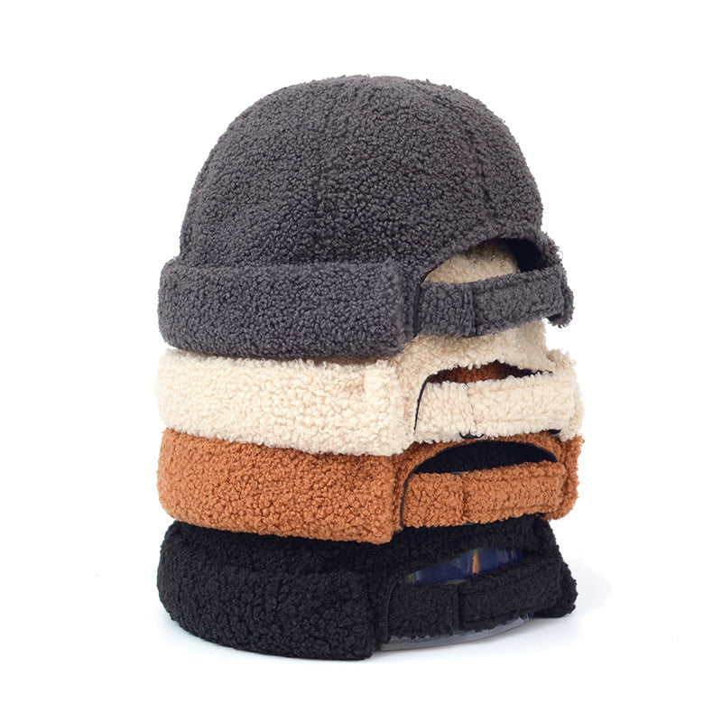 Japanese Retro Hat Men's  Lamb Wool Korean Version Tide Beret