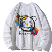 Round Neck Hoodie Long Sleeve Jacket For Men