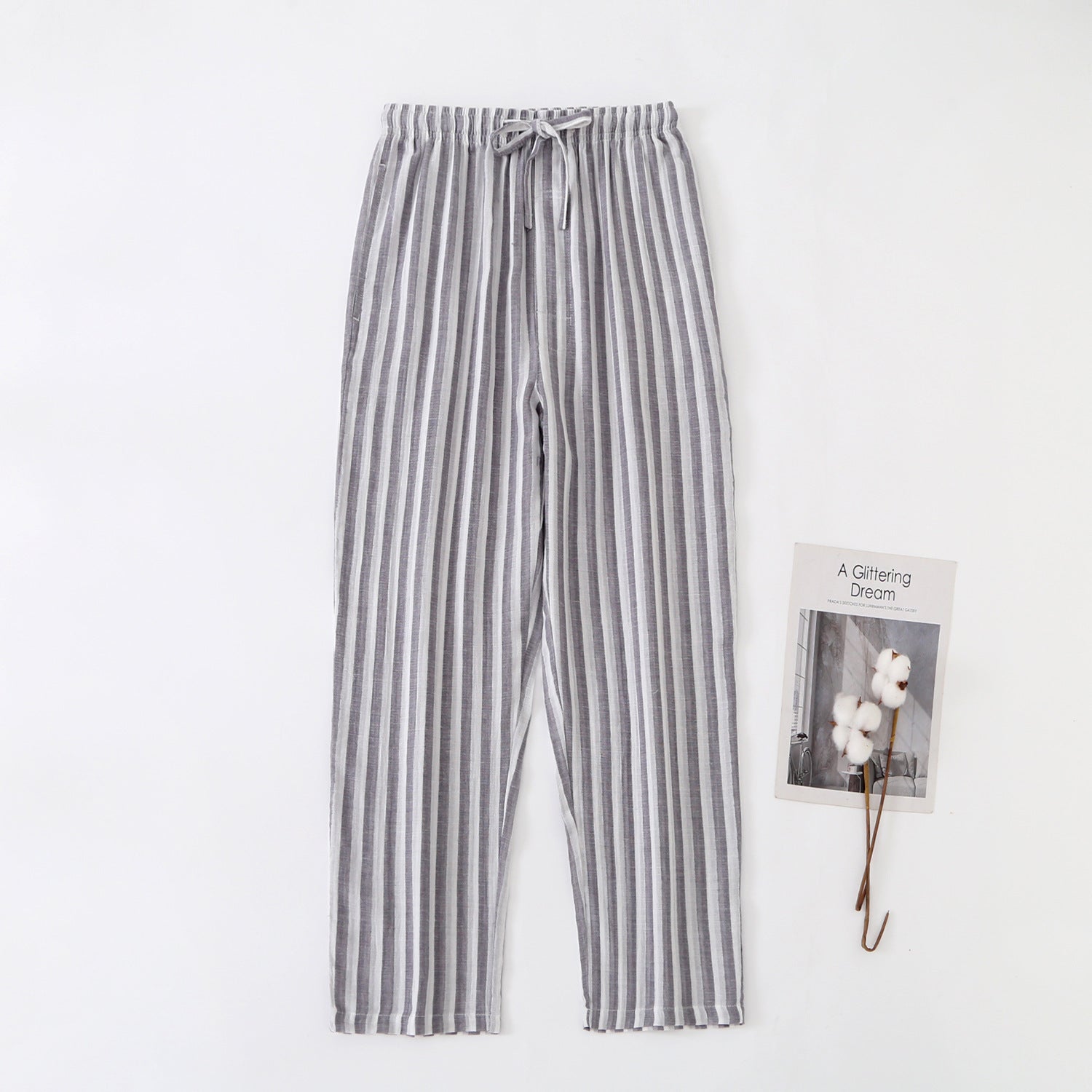 Men's Thin Pajamas Cotton Comfortable And Breathable