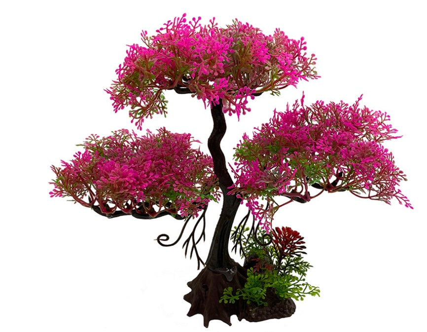 Landscape Size Tree Ornaments Fish Tank Simulation Tree