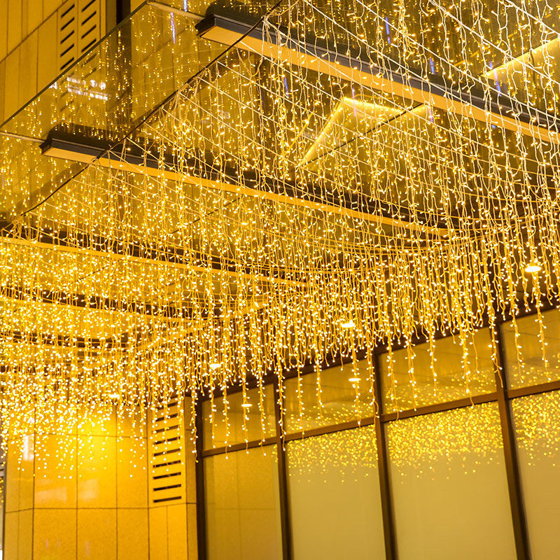 Low Voltage Solar Icicle String Lights Outdoor Waterproof Decoration