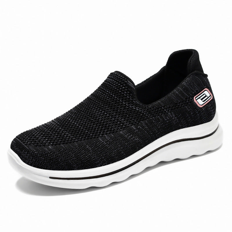 Women's Comfortable Breathable Middle-aged And Elderly Slip-on Sneakers