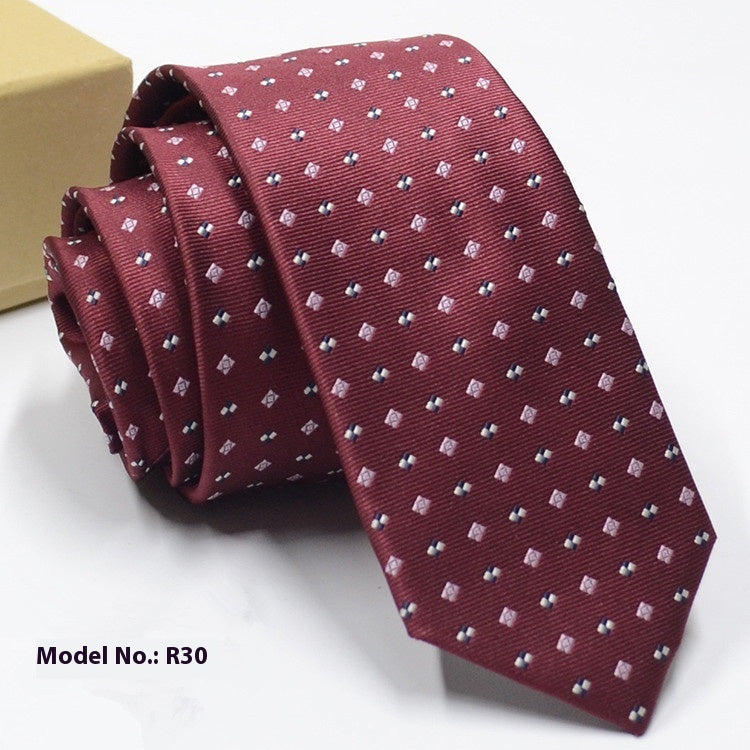 Exquisite Jacquard Wedding Groom Tie