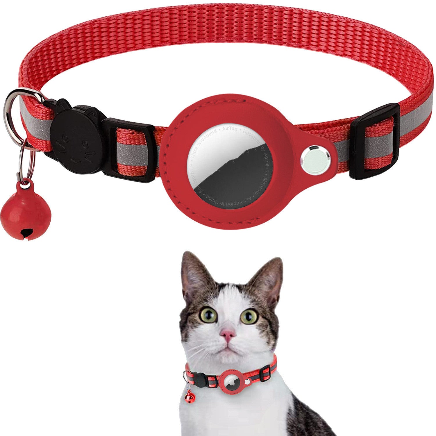 New Cat Positioning Collar Reflective Bell