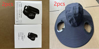 Black with fans 2pcs