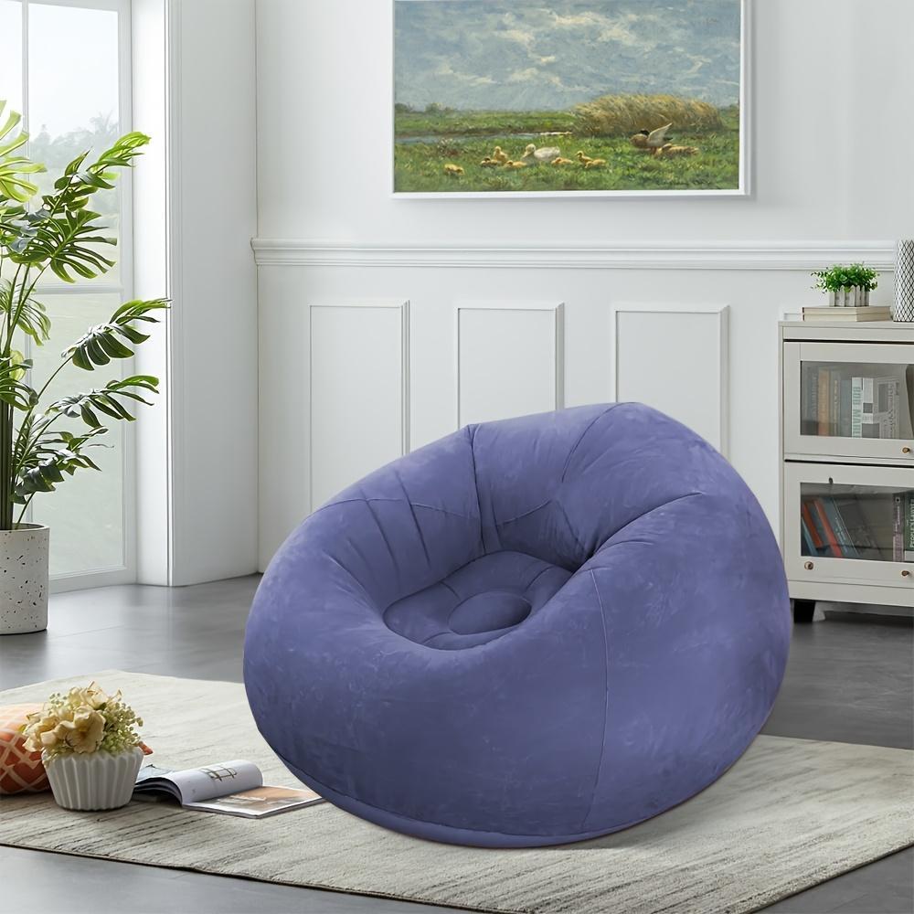 Outdoor Air Sofa Inflatable Lazy Sofa Chair, No Bean Bag Lazy Sofa Inflatable Chair, Washable Sofa Bean Bag Chair