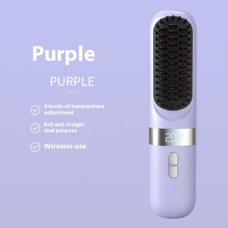 Wireless Rechargeable Comb – Portable Hair Styling Tool