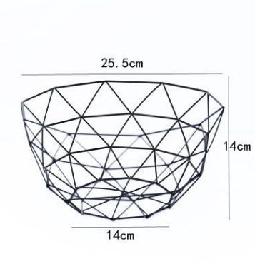 Creative And Simple Fruit Tray Home Desktop Storage Basket