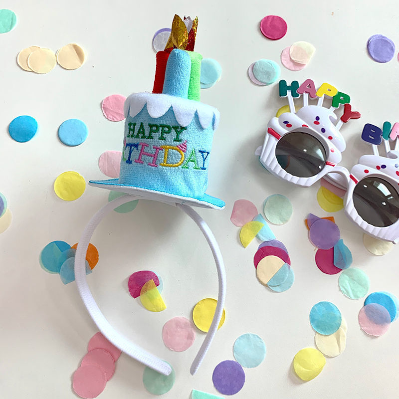 Cute Birthday Cake Birthday Headband Party Dress Up