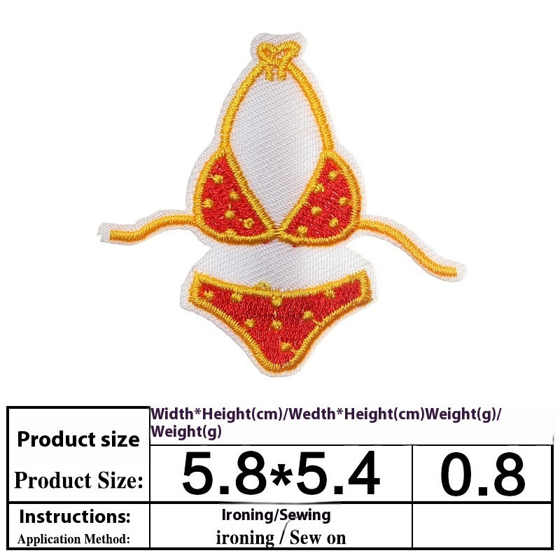 Embroidered Cloth Stickers – Decorative Patches for Clothes, Shoes, and Bags