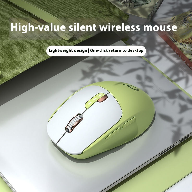 Mute Wireless Bluetooth Mouse – Quiet & Efficient for Office Use