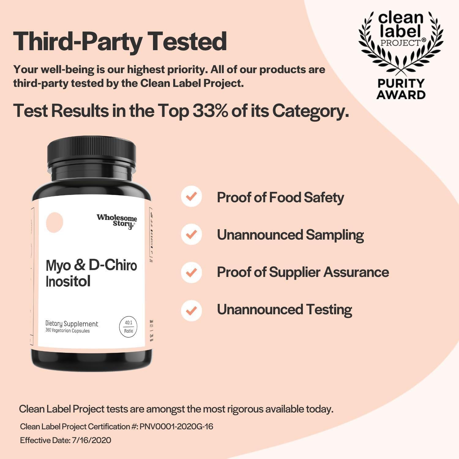 Inositol Complex Care Vitamin Capsules