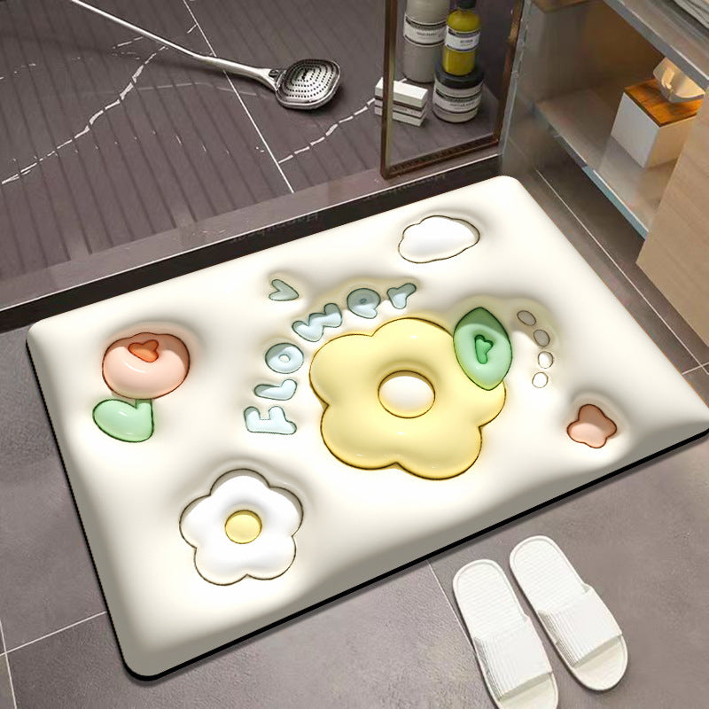 Foot Mats for Household Bathroom Entrance – Absorbent & Non-Slip