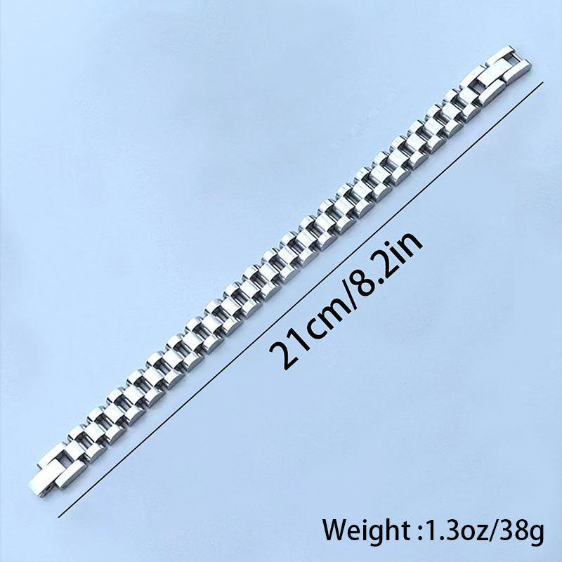 Unisex Stainless Steel Bracelet – Slim Minimalist Watch Band Design