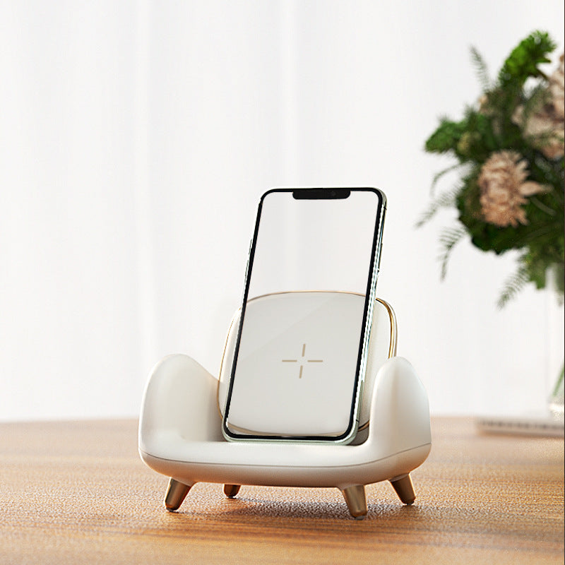 Sofa Chair with Wireless Fast Charger – Comfortable Seating with Built-In Charging