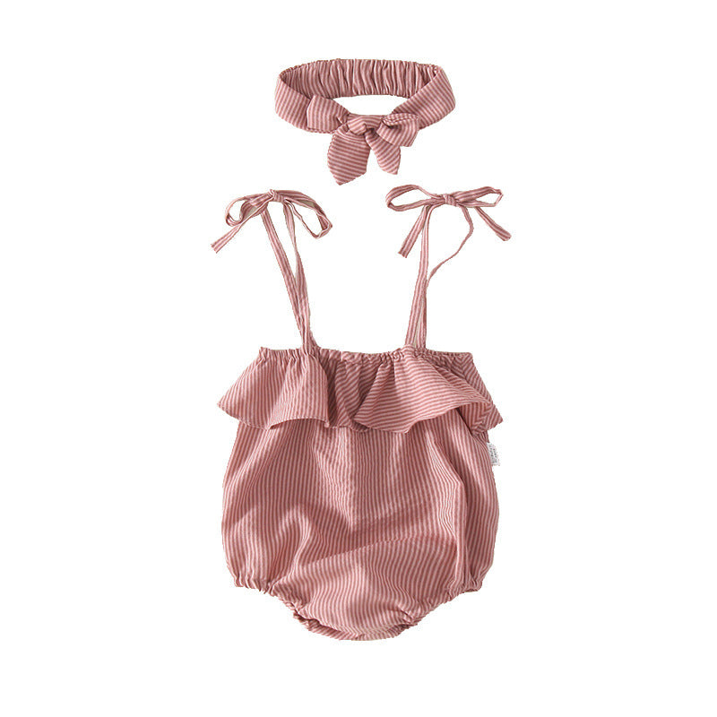 Baby Jumpsuit Female Summer Newborn Hanging