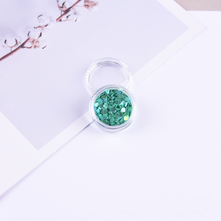 3mm Heart Laser Sequin Decorative Patch