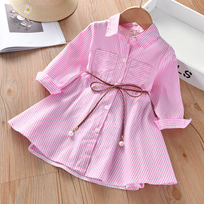 Girls Cotton Western Style Shirt Dress Regular Fit Outfit