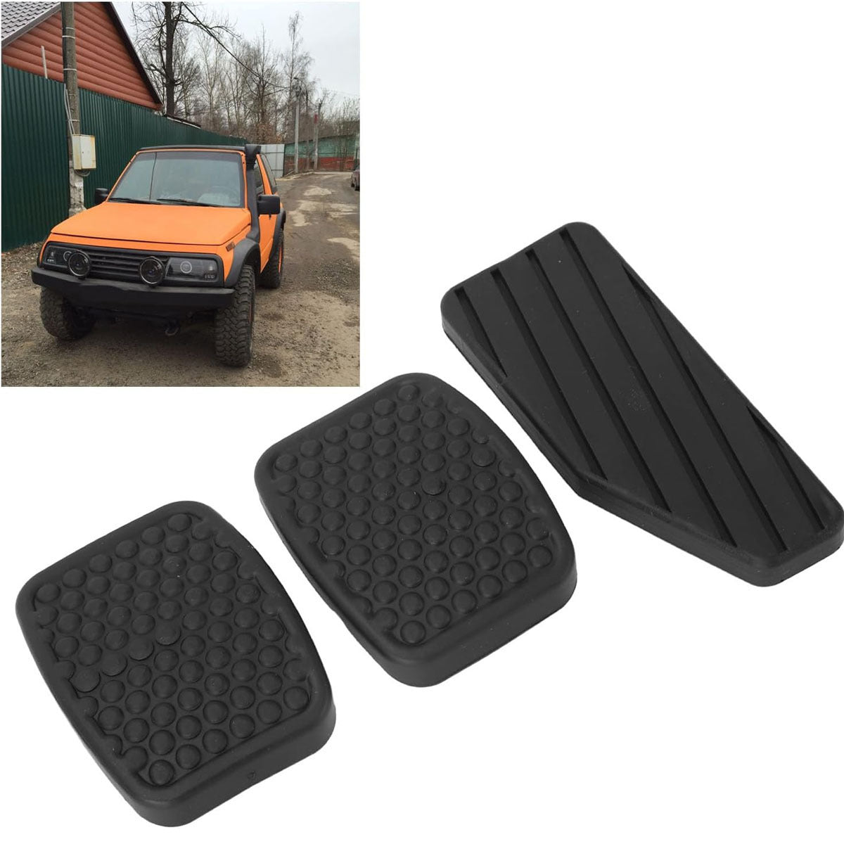 Car Brake Accelerator Clutch Pedal Three-piece Set
