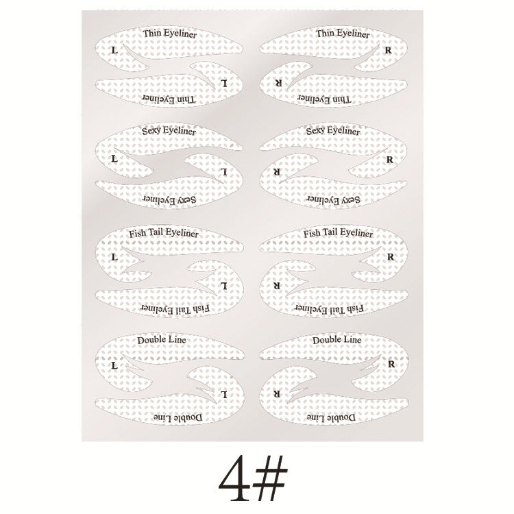 Eyeliner Makeup Eye Template Sticker