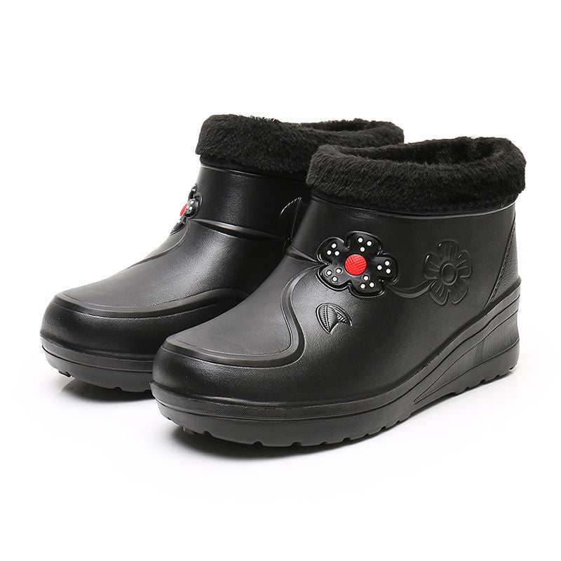 Winter Fleece Warm Snow Boots For Men And Women Light