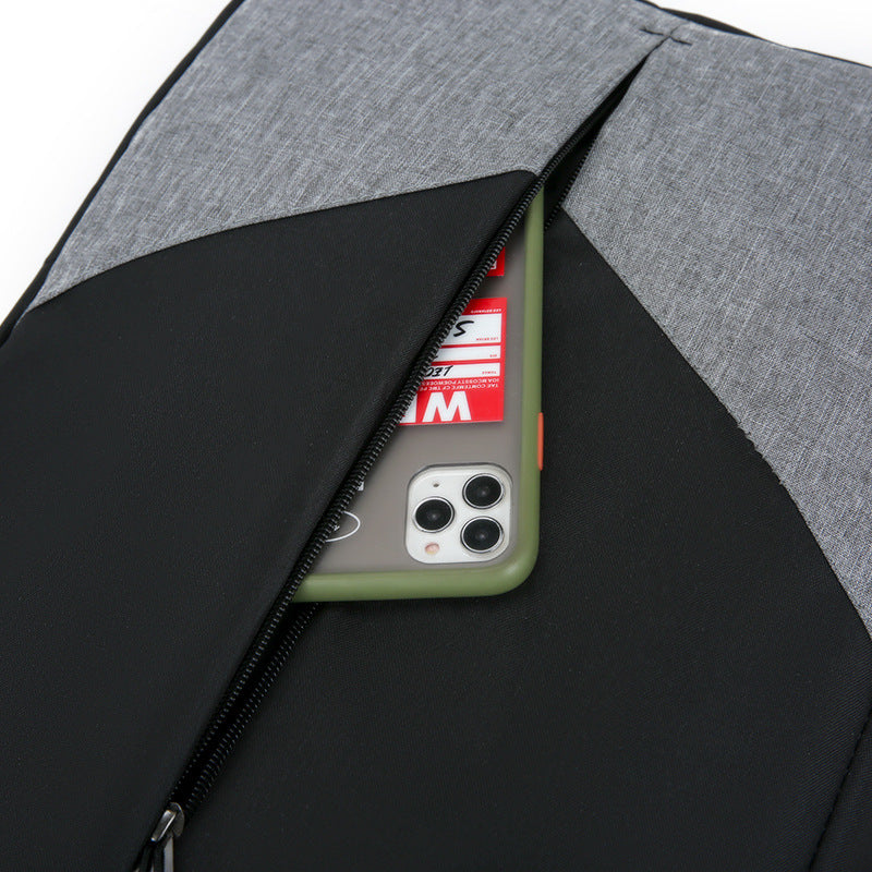 Mens Travel Backpack Polyester USB Large Capacity Bag