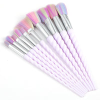 10white handle flower hair