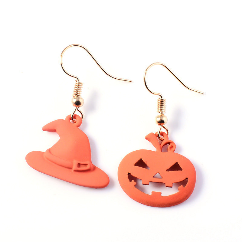 Halloween Accessories Horror Funny Pumpkin Ghost Demon Earrings