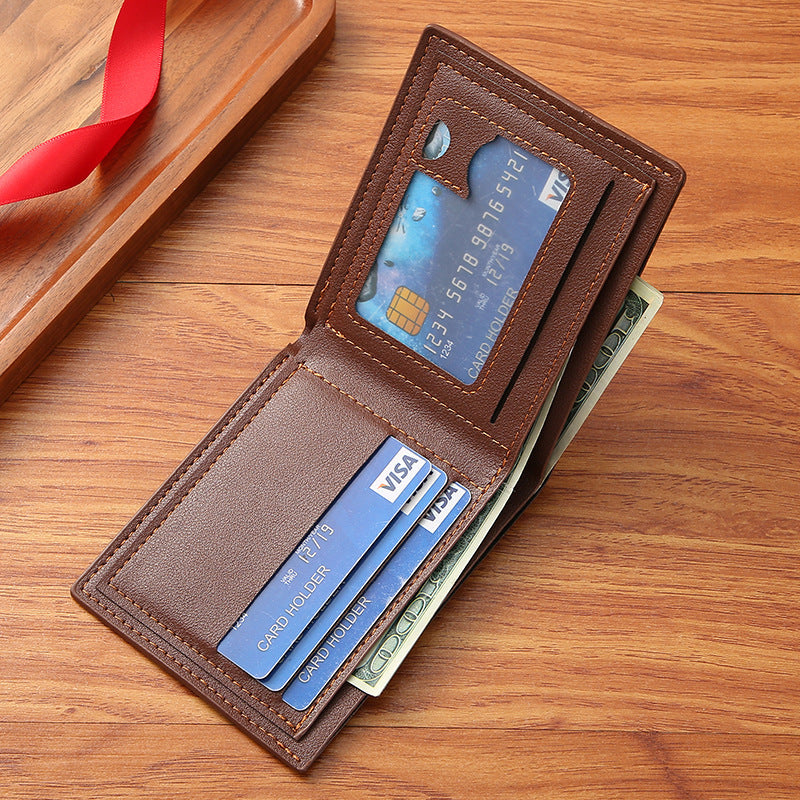 Men's Wallet Business Casual Short Leather