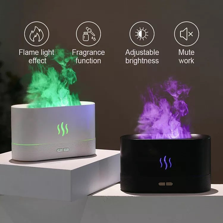 Compact USB Ultrasonic Colorful RGB Essential Oil Aroma Diffuser Humidifier