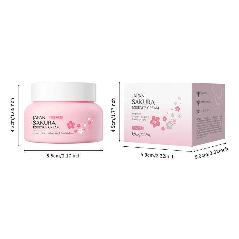 Sakura 4 Piece Skin Care Set Hydrating Cleansing Eye Cream