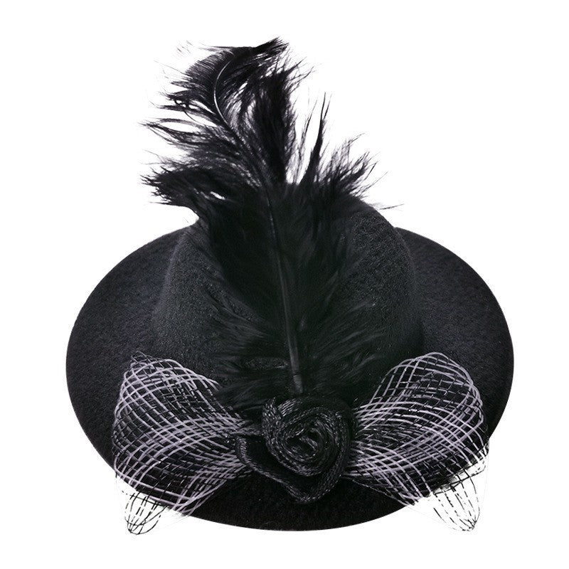 Headdress Toy Mesh Flower 7cm Pet Hat