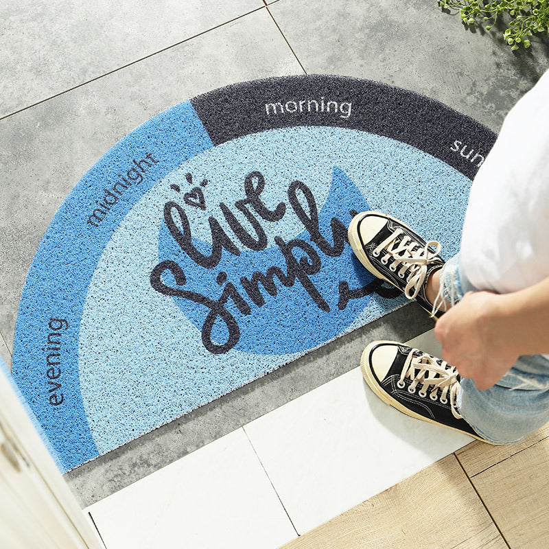 Entrance Door Semicircular Wire Enclosure Mat