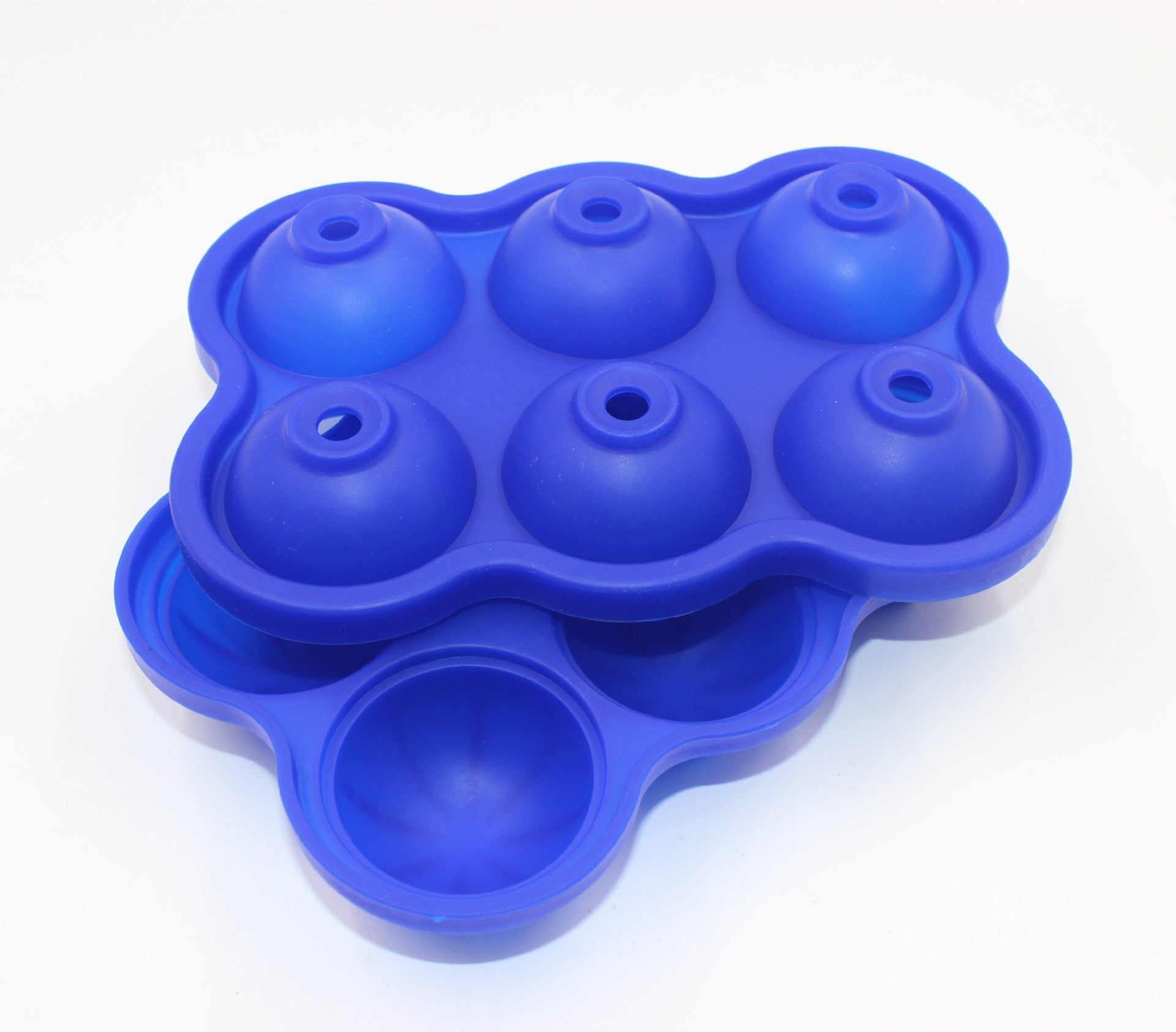 Large Ice Cube Maker – 6-Cell Silicone Ice Ball Tray for Whiskey, Cocktails & More