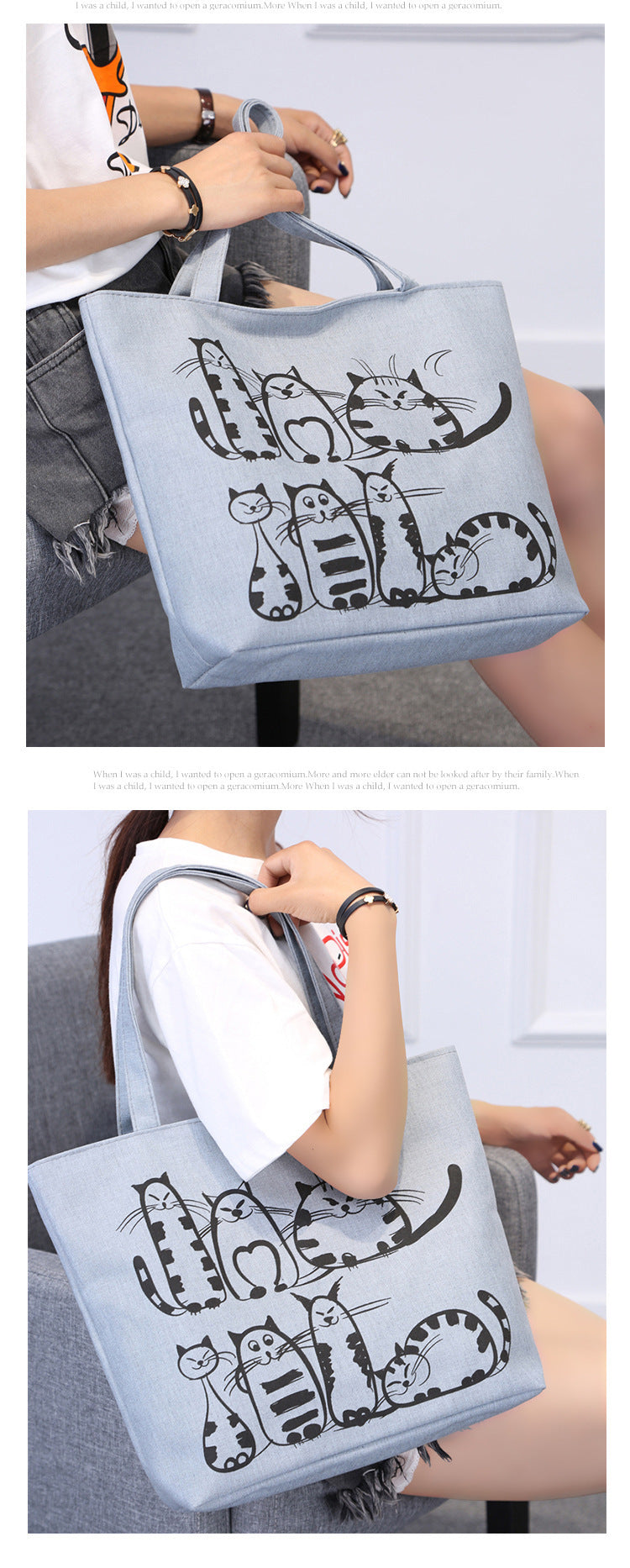 Ladies Canvas Shoulder Bag – Casual & Stylish Tote