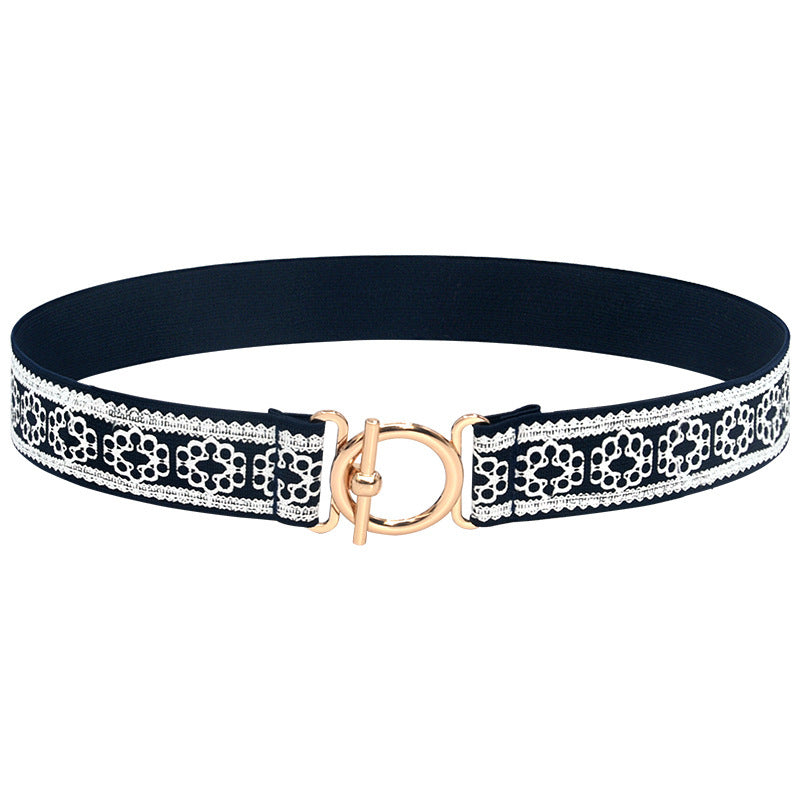 Women’s Elastic Waistband Corset Belt Korean Style Fashion Accessory