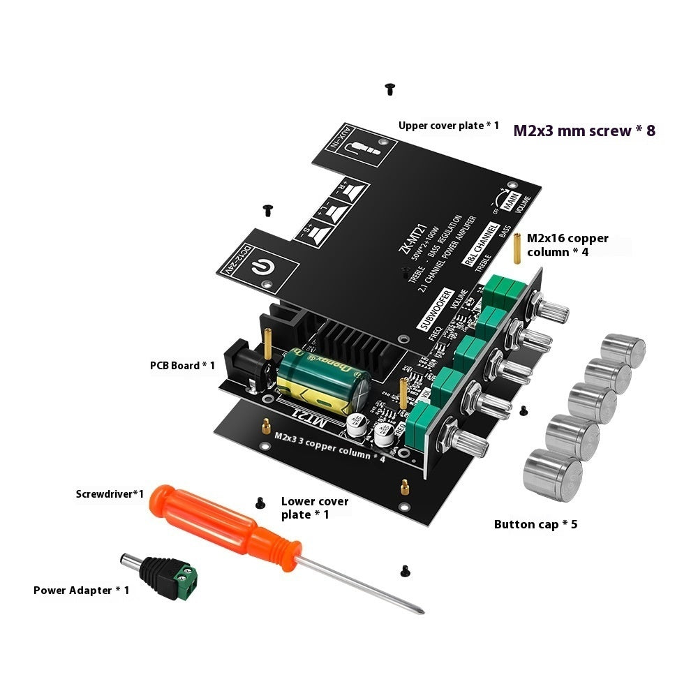 Bluetooth Digital Amplifier Board Subwoofer