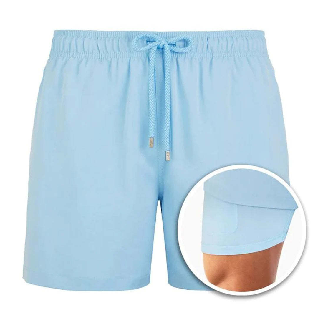 European And American Shorts Men's Beach Sports Pants Printed Double Shorts