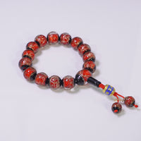 Barrel Beads Red