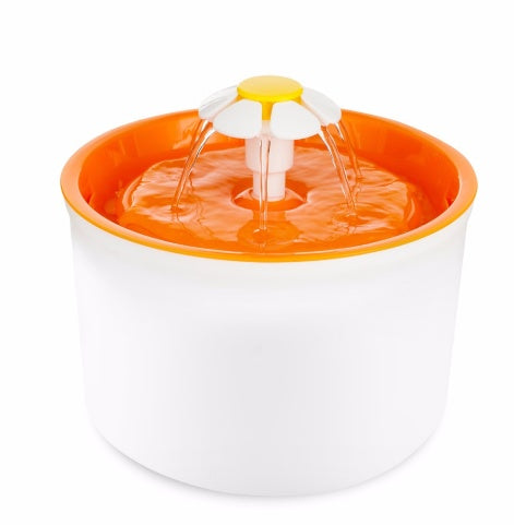 Fashion Automatic Lower Style DogKitten Water Drinking Pet Fountain Pet Bowl Drink Dish Filter
