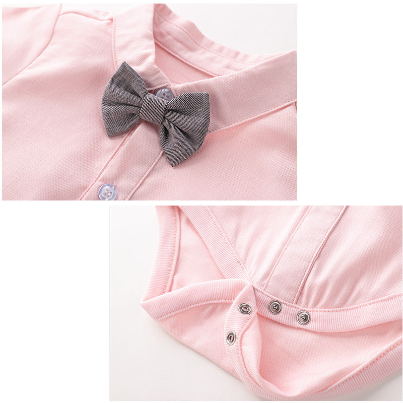 Baby Gentleman Suit – Summer Short-Sleeved Baby Clothes