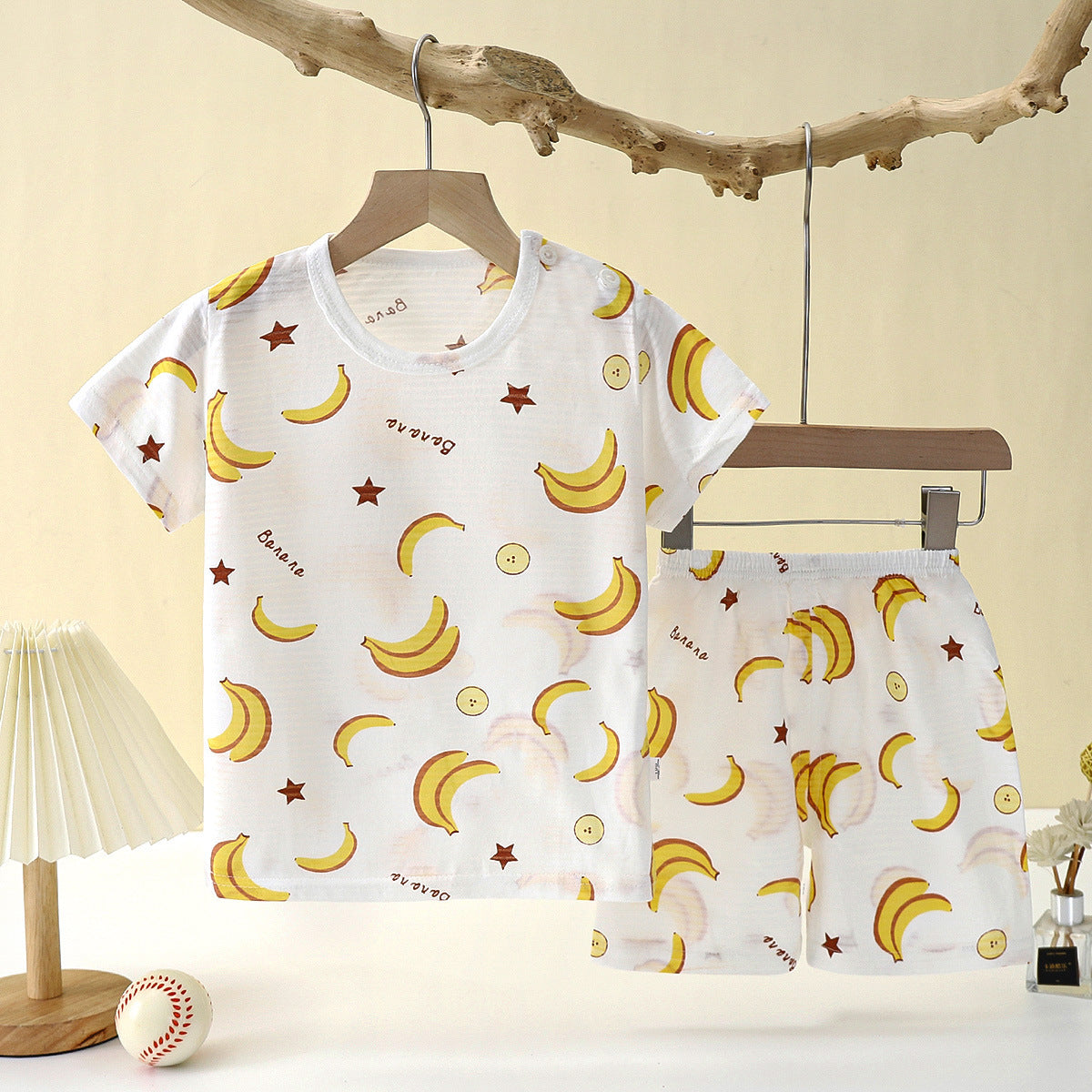 Kids Unisex Cotton Pajama Set Regular Fit Loungewear
