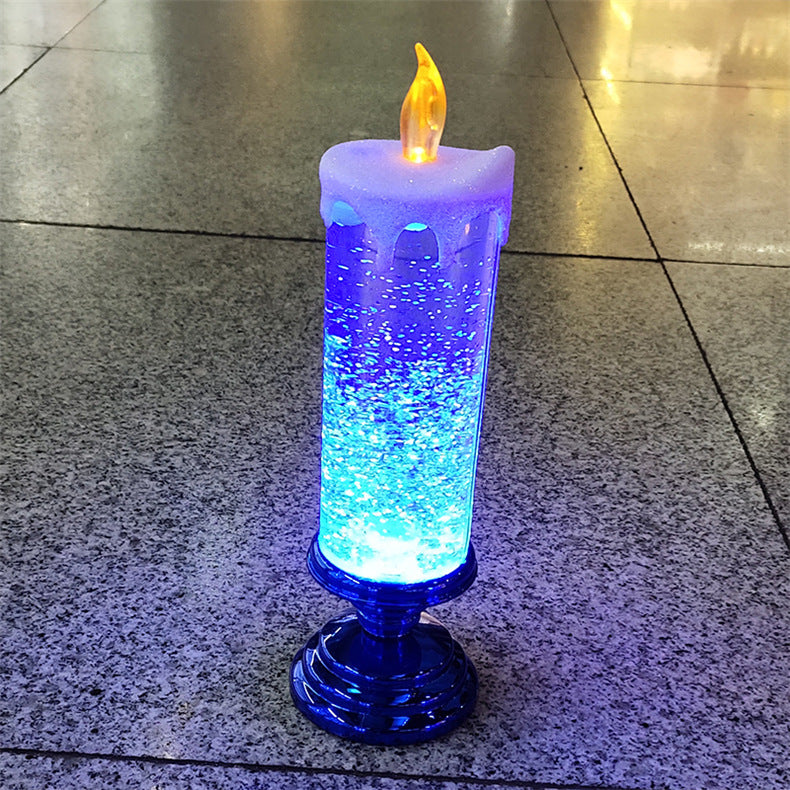 Decorative Handicraft Night Light Colorful Dream Crystal Candle