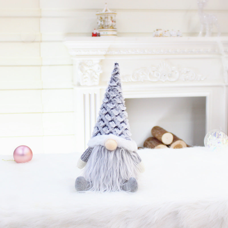 Christmas Telescopic Faceless Doll Window Decoration
