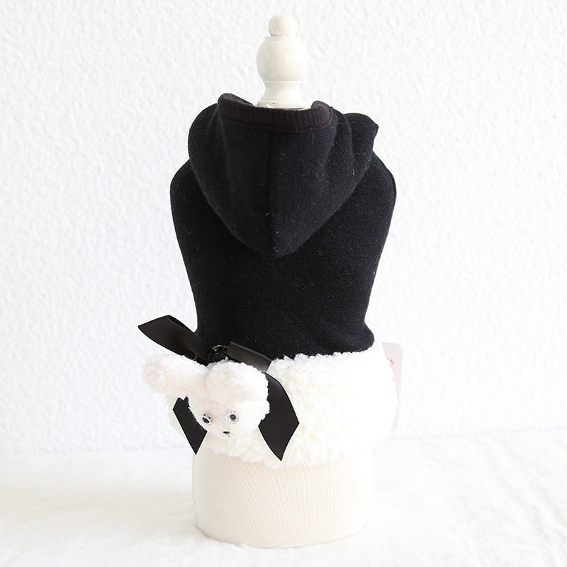 Three-dimensional Rabbit Wool Coat Pet Dog Clothes