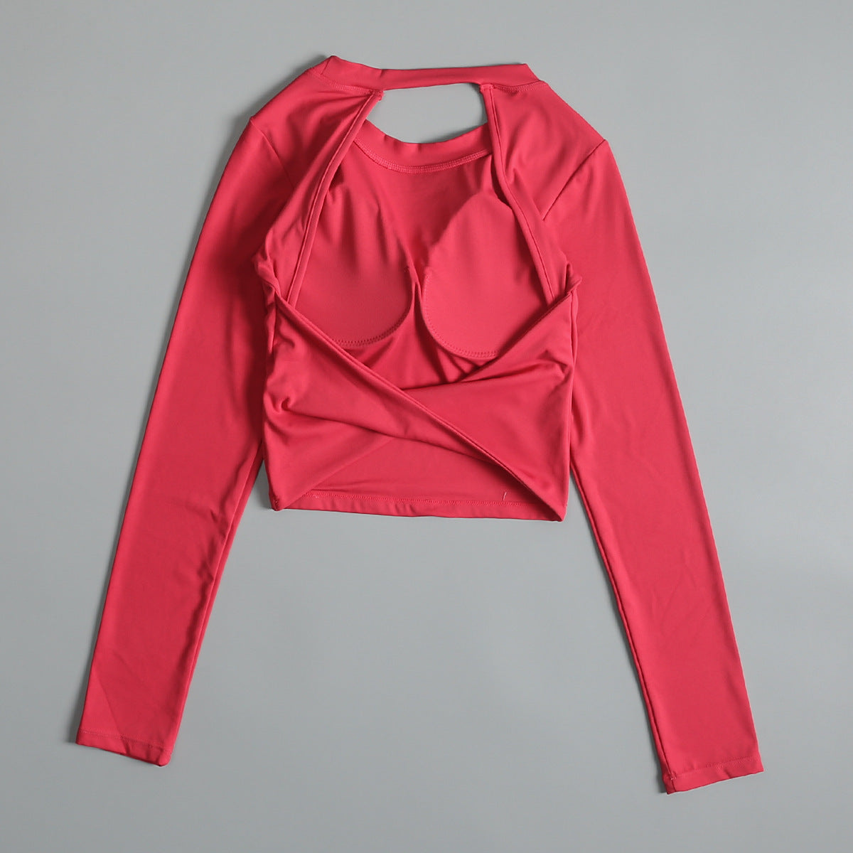 Sexy Beauty Back Sports Long-t-shirt