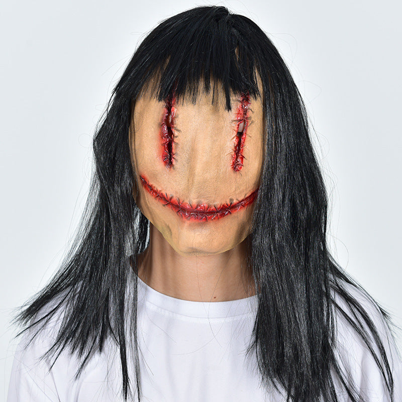 Role Playing Skull Latex Headgear